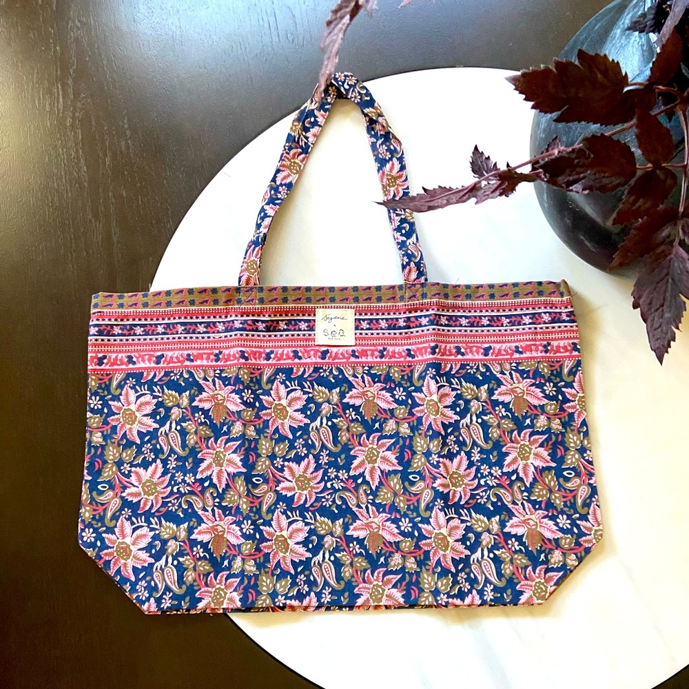 Sea x Sezane tote New